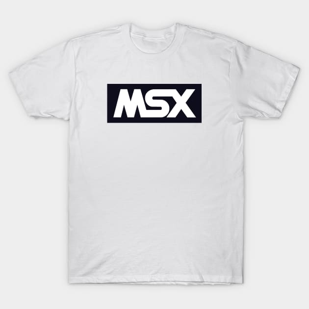 MSX Logo - Vintage Retro Computer T-Shirt by Issho Ni